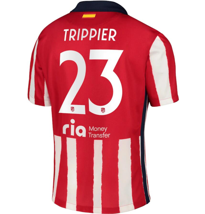 Atlético Madrid Metropolitano Home Kit Soccer Jersey with Trippier 23 printing 2020/21